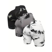 Pantalones cortos deportivos de 3 piezas para mujer, Shorts de cintura alta para correr, Fitness, entrenamiento, Yoga - details 1