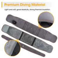 Cinturón de masaje lumbar con compresa caliente ajustable, soporte para la parte baja de la espalda, alivio del dolor, masajeador de cintura con calor - details 3