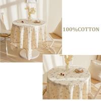 Tela de algodón de estilo coreano, decoración de café, mantel rectangular para mesa de cocina, restaurante de bodas - details 18
