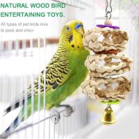 Juguetes para Pájaros de Madera 8 Piezas Juego de Periquito Masticador Juguetes Colgantes de Escalada para Pájaro Gato y Perro Tipo de Materiales Normales Hechos en China - details 2