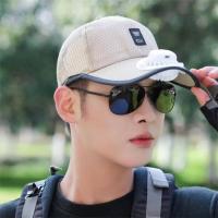 Ventilador incorporado Béisbol para fanáticos Protección UV frente ancha Sombrero para el sol Gorra refrescante ligera y transpirable ​ - details 8