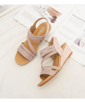Sandalias de cuña para mujer, nuevas de verano, cómodas, de suela suave, Simia Roman, zapatos de plataforma impermeables, sandalias de una sola tira - details 9
