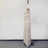 Para Praia, Vestido largo de punto Para mujer, Vestido de playa con agujeros, escote en V profundo, sin mangas, Bikini, vestido tipo pareo, vestido de vacaciones sin espalda para otoño - details 4