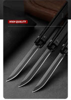 Cuchillo De Camping Al Aire Libre 1pc Cuchillo Mecánico Creativo EDC Cuchillo De Auto-Defensa Cazador Cuchillo De Acero Inoxidable - details 1