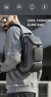 Bolso de hombro tipo bandolera antirrobo multifuncional para hombre, resistente al agua, bolso de pecho corto - details 1