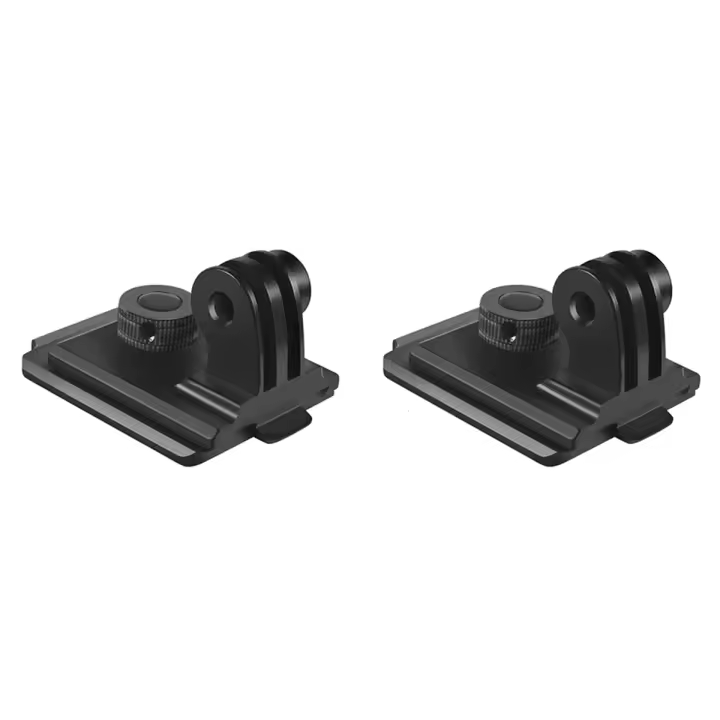 Adaptador de Base de montaje fijo de casco de aleación de aluminio para cámara de acción Gopro 11 10 9 8, 2 unidades - 1