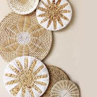 Decoración creativa de ratán para pared de salón, colgante de pared de fondo para comedor, viento wabi, colgante de pared de entrada para dormitorio - details 1