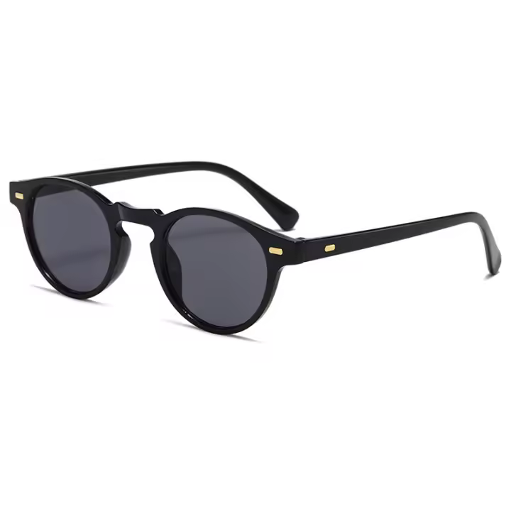 Gafas de Sol Retro Artísticas Estilo Japonés-Coreano Beige Chic Protección Solar de Moda para Madre y Bebé - 1