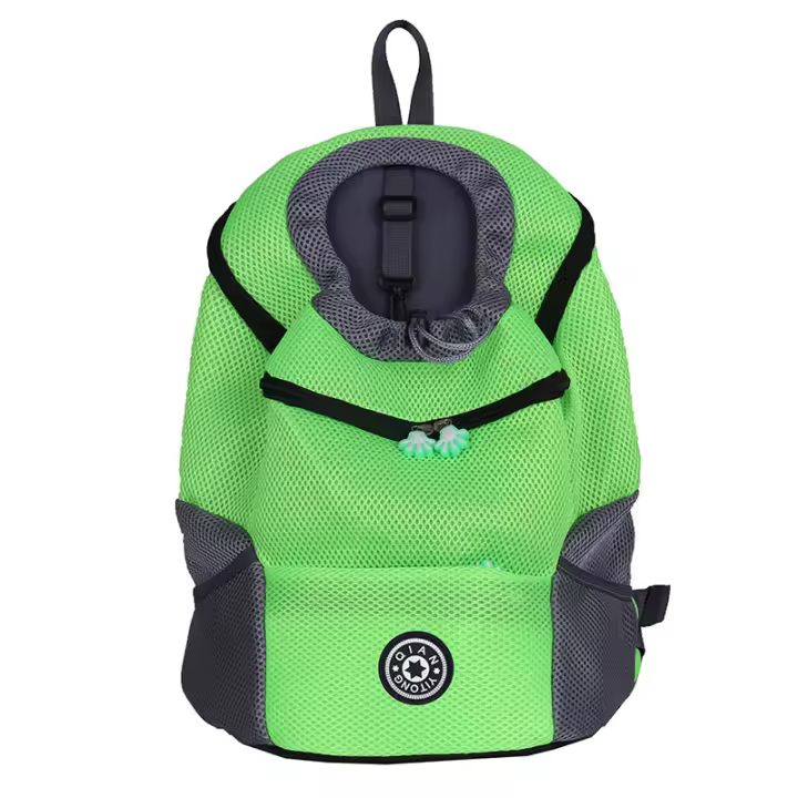 Mochila para Perros Transpirable Diseño de Cabeza y Espalda Acolchada Ideal para Pasear, Bicicletar, Senderismo, Acampar - 1
