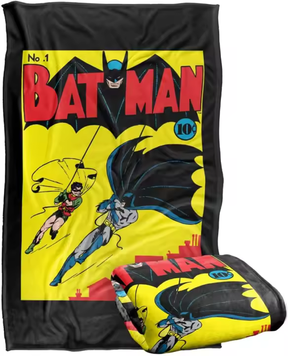Manta Suave de Lanzamiento Batman Ropa de Cama de Alta Calidad - 1