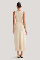 Elegante Vestido Largo de Punto para Mujer 2024 Moda de Verano Sin Mangas Cuello Redondo - details 4