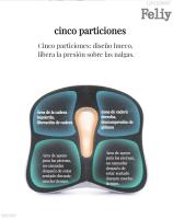 Cojín de espuma viscoelástica para asiento de oficina, almohada ortopédica para aliviar el dolor de glúteos, soporte para la cintura - details 2