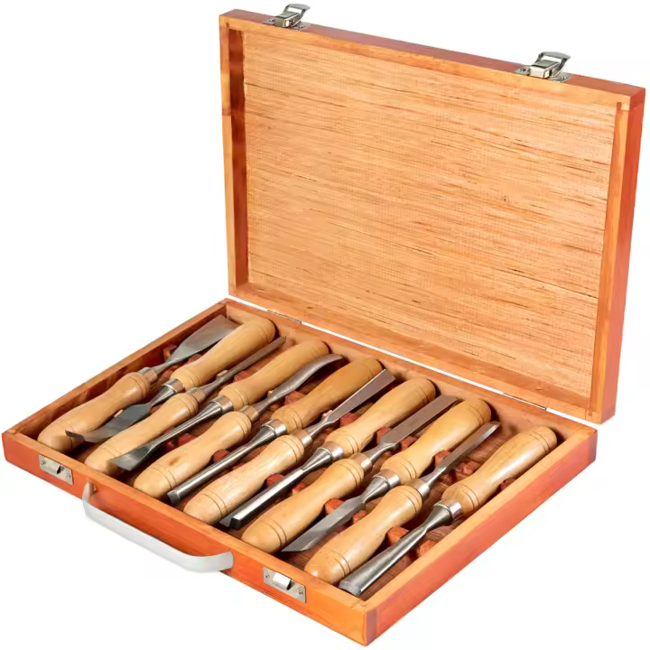 Juego de Cinceles de Madera Succebuy Herramientas de Taladro para Talla en Madera - 1