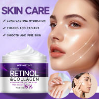 Crema facial de colágeno Retinol antienvejecimiento suaviza el estado de la piel mejora la elasticidad de la piel hidrata la piel hidratación profunda - details 0
