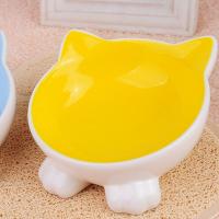 Cuenco de cerámica para gato, cuenco antideslizante con boca inclinada para alimentación de perros, gran capacidad, evita que se vuelque, alimentador para beber para mascotas - details 3