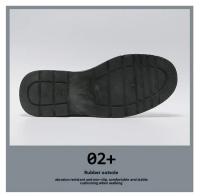 Nuevos zapatos de seguridad para el trabajo transpirables, plantillas de Eva cómodas y versátiles a la moda, zapatos superiores de goma para hombres, zapatillas de deporte para hombres, resistentes al desgaste - details 8