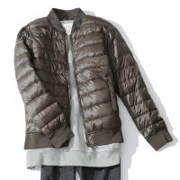 Chaqueta de plumón ultraligera para hombre, abrigo cálido de invierno, abrigo de plumas ligero con cuello de béisbol - details 6