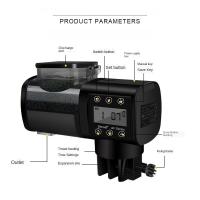 Alimentador de tanque de peces de 250ML/500M, pantalla LCD, temporizador ajustable, alimentador automático inteligente, pantalla Digital - details 8