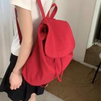 Mochilas coreanas simples de nailon, bolsos de hombro de nailon de gran capacidad de Color sólido, mochila escolar ligera para estudiantes, hombres y mujeres - details 2
