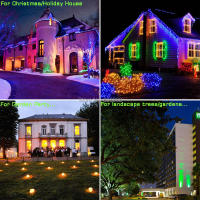 Proyector de Patrón de Estrellas Láser RGB ESHINY Impermeable Montado en la Pared - details 8