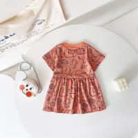Vestido de algodón para niñas, ropa de bebé, falda de dibujos animados, verano - details 14