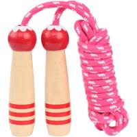Cuerda de saltar ajustable de 7 pies Cuerda de saltar de algodón para niños y niñas - details 0