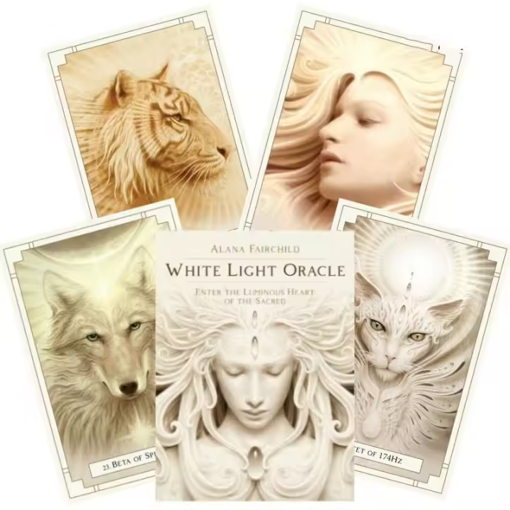Oráculo de luz blanca: entrar en el corazón luminoso del sagrado - 1