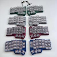 Kit de Teclado Corne V4.1 Bajo Perfil con Interruptores Kailh Choc V1 Teclado de Cuerno Personalizado con Conexión Inalámbrica, Intercambio de Teclas (HotSwap), RGB, Compatible con Vial - details 1