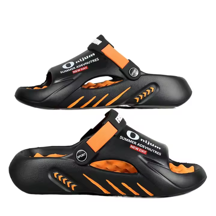 Zapatillas de Hombre Novedad Verano 2022 Sandalias Deslizantes con Suela de Plataforma de EVA - 1