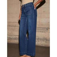 Jeans para Mujer Cintura Alta Pierna Recta Estilo Haraku Elegante - details 1