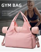 Bolsa de gimnasio para mujer, bolso de mano deportivo de gran capacidad con correa para el hombro, ideal para Yoga y natación - details 1