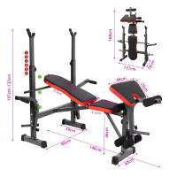 Banco Musculacion Plegable Banco De Entrenamiento Banco De Pesas Y Abdominales Resistente Banca Gimnasio En Casa Carga Máxima De 300 Kg - details 2