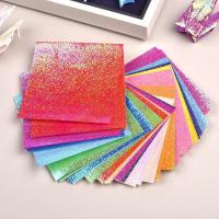 Papel Plegado de Origami Brillante 50pcs Doble Cara de Color Sólido con Perlas - details 0
