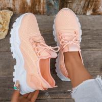 Zapatillas de deporte versátiles de malla tejida de verano para mujer, zapatos deportivos finos y transpirables - details 6