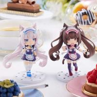 PLUM Mini 100 vainilla y chocolate Nekopara figura de acción Anime muñecas coleccionables regalo ornamental - details 6