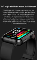 Reloj Inteligente de Fitness 2023 Nuevos Glúcidos y Ácidos de Sangre para Hombres con ECG+PPG Rastreador de Pulsera Bluetooth para Llamadas Monitor de Ritmo Cardíaco - details 1