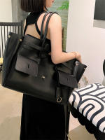Bolsa de mano Neutral Spice Girl, nueva, de gran capacidad, para viajes diarios, de cuero, estilo punk, con cierre y asa de ala. - details 25