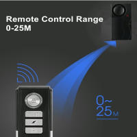 Alarma de Vibración Inalámbrica Sectyme para Puertas y Ventanas con Motor Remoto para Motocicletas y Bicicletas Sensor de Seguridad para Hogar y Mejoras - details 1