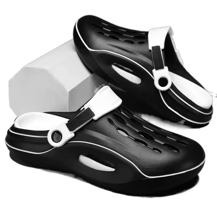 2025Zapatos de Playa para Hombre de Suela Gruesa Antideslizantes Resistentes al Desgaste Moda Simple Casual para Exteriores - 1