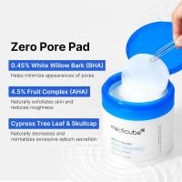 Medicube Zero Pore Pads 2.0, almohadillas de tóner facial de doble textura para exfoliación y cuidado de los poros con 4.5% de ácido láctico AHA y 0.45% de ácido salicílico BHA, ideal para todo tipo de piel, cuidado de la piel coreano (70 almohadillas) - details 2