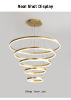LEFANGXING Luces Colgantes LED Lámpara de Estair de Aluminio para Sala de Estar - details 5
