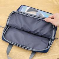 Bolsa de almacenamiento de libros portátil, bolsa de almacenamiento de arte de gran capacidad, a prueba de polvo, impermeable, organizador de archivos A4 para estudiantes - details 8