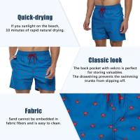 Bañadores de Baño para hombre, Bañadores de Surf para Playa, Traje de Baño de Secado Rápido, pantalones cortos de Natación con Bolsillos y Cordón - details 4