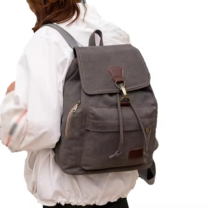 Mochila grande retro para fin de semana para hombre, escalada, acampada al aire libre, senderismo, correr, paquete de equipo deportivo - 1