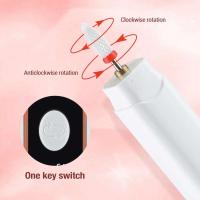 Pluma perforadora eléctrica, kit de pulido portátil recargable con 6 cabezales de pulido, máquina pulidora profesional para decoración de uñas - details 4