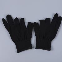 Protección solar para ciclismo al aire libre, guantes de nailon de Color sólido para hombre, guantes antideslizantes con dos dedos para pantalla táctil - details 13