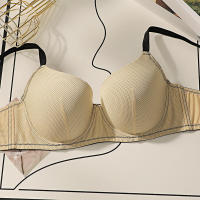 Sujetador transpirable sexy con realce para mujer, talla grande, con ropa interior de acero, copa D - details 8