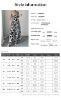 Elegante Correa con Estampado de Nudos Pierna Ancha y Corte - details 1