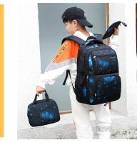 Mochilas Escolares para Niños de 3 Piezas Resistentes al Agua de Nylon para Adolescentes Bolso de Almuerzo Bolsa de Lápices - details 9