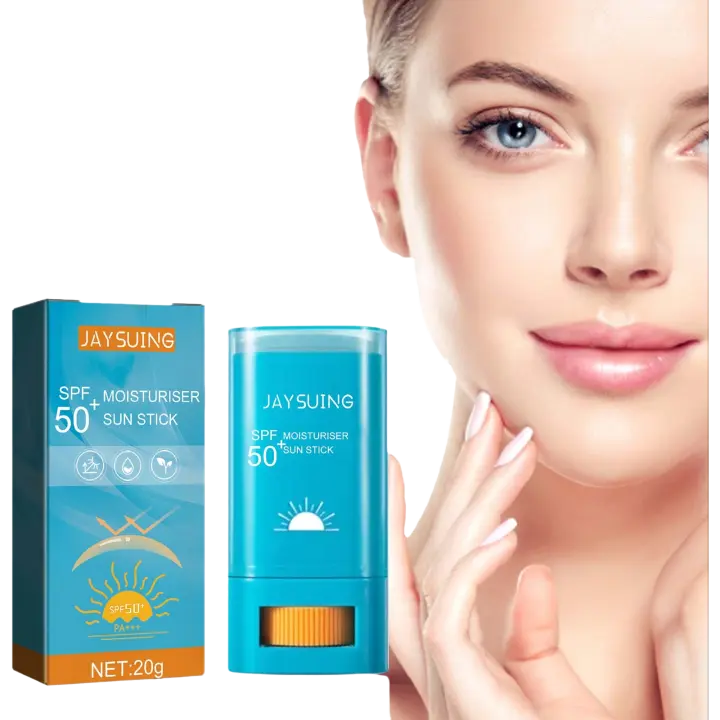 Barra de Sol SPF50+ Protección UV Impermeable y Anti-transpirante No Graso, Herramienta de Cuidado de la Piel Facial - 1